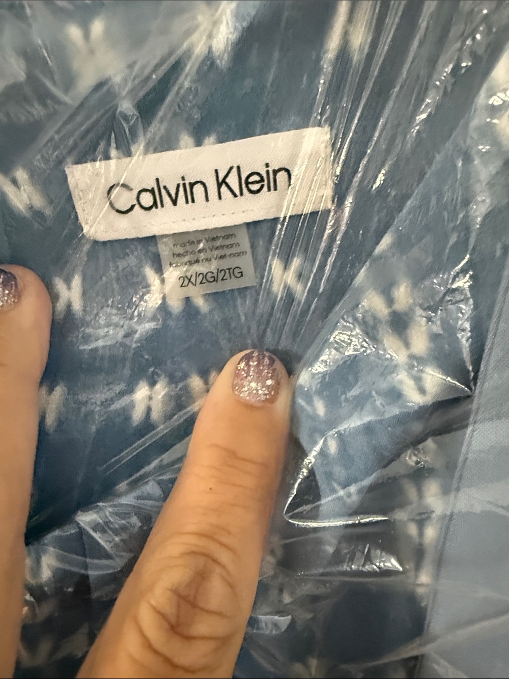 Calvin Klein suit coat and blouse